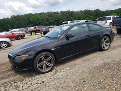 Salvage cars for sale at Florence, MS auction: 2006 BMW 650 I