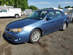 Salvage cars for sale from Copart East Granby, CT: 2008 Subaru Impreza 2.5I