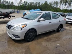 Salvage cars for sale at Harleyville, SC auction: 2016 Nissan Versa S