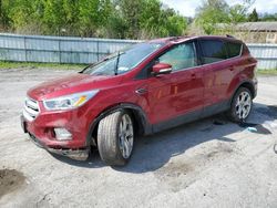 Salvage cars for sale at Albany, NY auction: 2019 Ford Escape Titanium