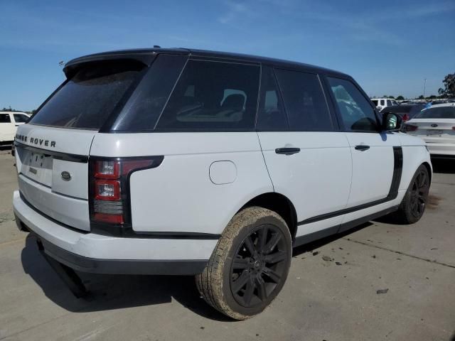 2016 Land Rover Range Rover HSE