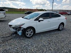 Salvage cars for sale from Copart Tifton, GA: 2017 Chevrolet Cruze LT