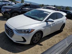 Salvage cars for sale at San Martin, CA auction: 2018 Hyundai Elantra SEL