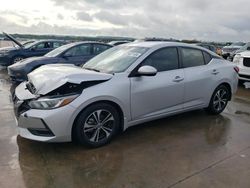 Salvage cars for sale at Grand Prairie, TX auction: 2022 Nissan Sentra SV