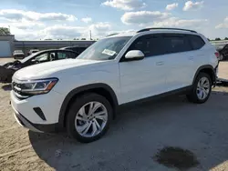 Salvage cars for sale at Harleyville, SC auction: 2022 Volkswagen Atlas SE