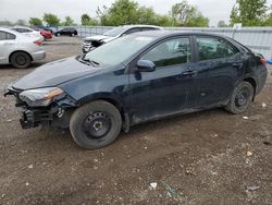 Salvage cars for sale from Copart London, ON: 2017 Toyota Corolla L