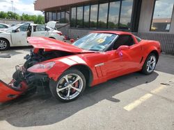 Chevrolet Corvette Grand Sport salvage cars for sale: 2011 Chevrolet Corvette Grand Sport