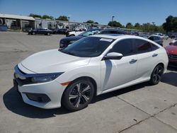 Salvage cars for sale from Copart Sacramento, CA: 2017 Honda Civic Touring