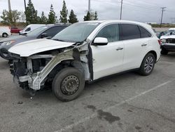 Acura mdx Technology Vehiculos salvage en venta: 2015 Acura MDX Technology