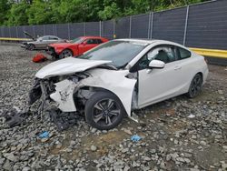 Salvage cars for sale at Waldorf, MD auction: 2015 Honda Civic EX