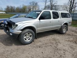 Salvage cars for sale from Copart Central Square, NY: 2002 Toyota Tacoma Double Cab