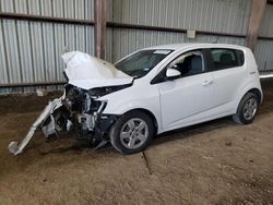 Salvage cars for sale at Houston, TX auction: 2016 Chevrolet Sonic LS