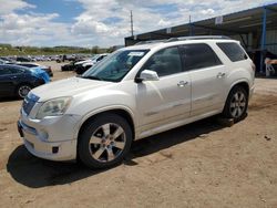 Salvage cars for sale at Colorado Springs, CO auction: 2011 GMC Acadia Denali