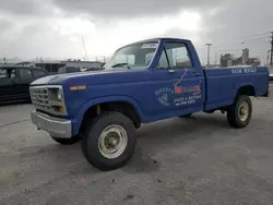 Salvage trucks for sale at Sun Valley, CA auction: 1986 Ford F250