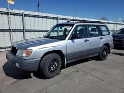 Salvage cars for sale from Copart Littleton, CO: 2002 Subaru Forester L
