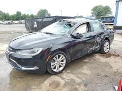Salvage cars for sale at Shreveport, LA auction: 2015 Chrysler 200 Limited