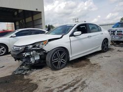 Honda Accord Sport salvage cars for sale: 2016 Honda Accord Sport