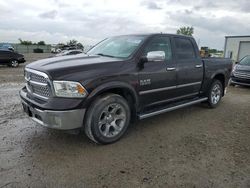 Salvage cars for sale from Copart Kansas City, KS: 2016 Dodge 1500 Laramie