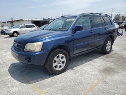 Toyota Highlander salvage cars for sale: 2001 Toyota Highlander