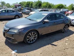 Salvage cars for sale at Chalfont, PA auction: 2016 Acura TLX
