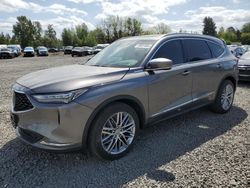 Salvage cars for sale from Copart Portland, OR: 2022 Acura MDX Advance