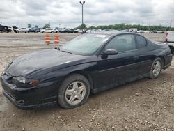 Chevrolet Monte Carlo ss salvage cars for sale: 2001 Chevrolet Monte Carlo SS