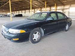 Buick salvage cars for sale: 2001 Buick Lesabre Custom