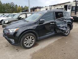 Salvage cars for sale at Eldridge, IA auction: 2017 Toyota Rav4 Limited