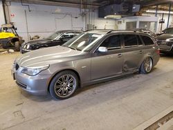 Salvage cars for sale from Copart Wheeling, IL: 2008 BMW 535 XI