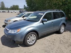Salvage cars for sale from Copart Arlington, WA: 2012 Subaru Forester Limited