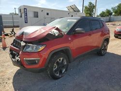 Salvage SUVs for sale at auction: 2018 Jeep Compass Trailhawk