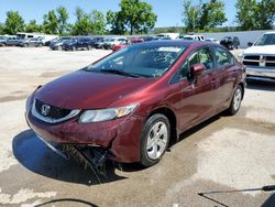 Honda salvage cars for sale: 2014 Honda Civic LX