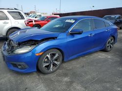 Salvage cars for sale at Wilmington, CA auction: 2016 Honda Civic Touring