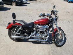 Salvage motorcycles for sale at North Billerica, MA auction: 2007 Harley-Davidson XL1200 C