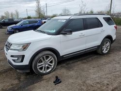 Salvage cars for sale from Copart Montreal Est, QC: 2016 Ford Explorer XLT