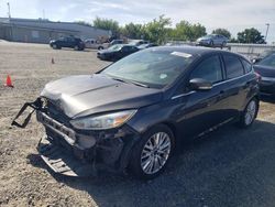 Salvage cars for sale from Copart Sacramento, CA: 2015 Ford Focus Titanium