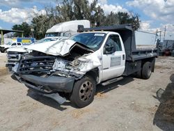 Salvage trucks for sale at Riverview, FL auction: 2003 Ford F450 Super Duty