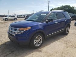 Salvage cars for sale at Oklahoma City, OK auction: 2015 Ford Explorer XLT