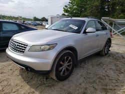 Salvage cars for sale at Seaford, DE auction: 2008 Infiniti FX35