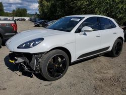 Salvage cars for sale from Copart Arlington, WA: 2018 Porsche Macan S
