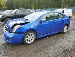 Salvage cars for sale at Graham, WA auction: 2010 Nissan Sentra 2.0
