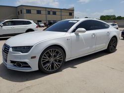 Salvage cars for sale at Wilmer, TX auction: 2017 Audi A7 Premium Plus
