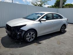 Salvage cars for sale from Copart Miami, FL: 2020 KIA Forte FE