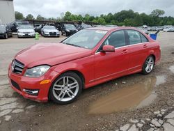 Salvage cars for sale at Florence, MS auction: 2013 Mercedes-Benz C 250