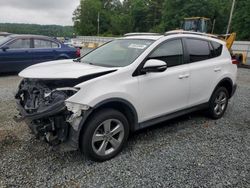 Salvage cars for sale at Concord, NC auction: 2015 Toyota Rav4 XLE