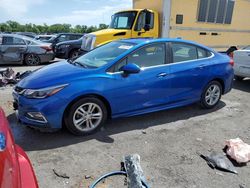 Salvage cars for sale at Cahokia Heights, IL auction: 2018 Chevrolet Cruze LT