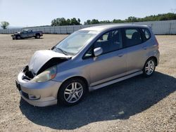 Salvage cars for sale at Anderson, CA auction: 2007 Honda FIT S
