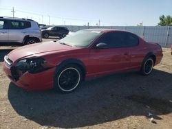 Chevrolet salvage cars for sale: 2007 Chevrolet Monte Carlo LS