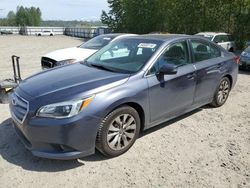 Salvage cars for sale from Copart Arlington, WA: 2016 Subaru Legacy 2.5I Premium