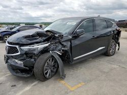 Salvage cars for sale at Grand Prairie, TX auction: 2020 Acura RDX Technology